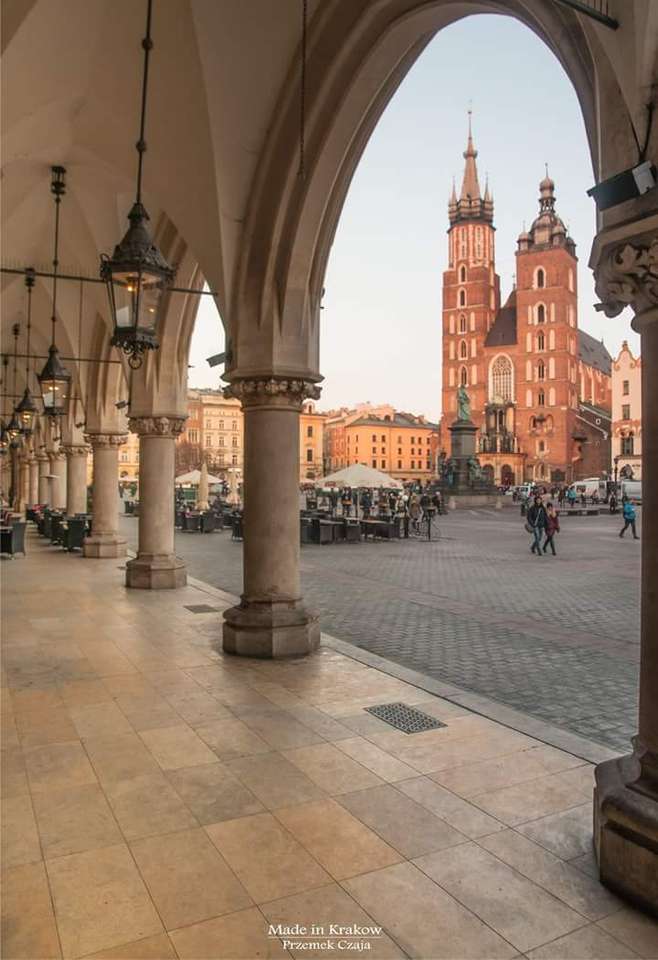 Kraków Rynek puzzle online ze zdjęcia