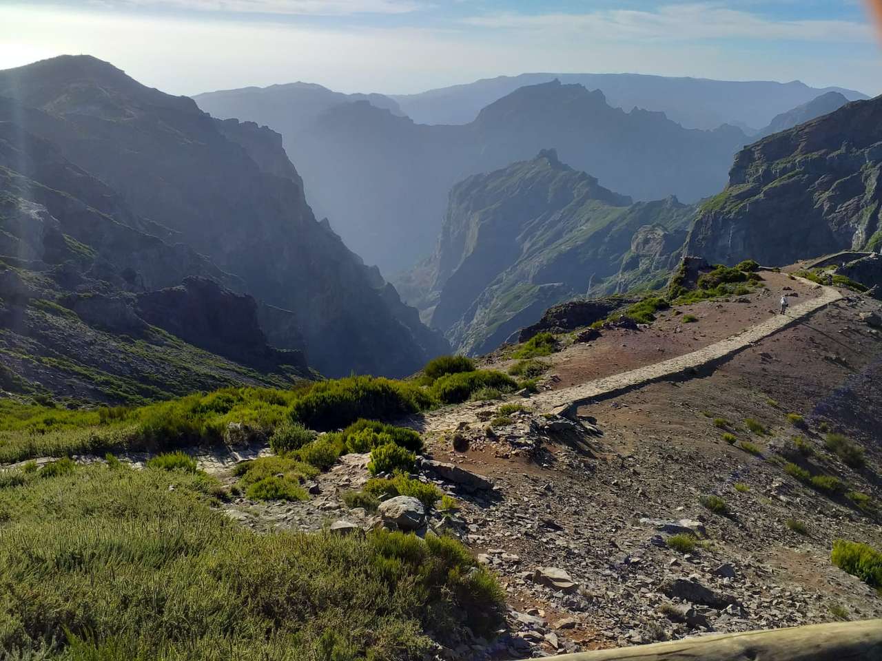 Góry na Maderze puzzle online ze zdjęcia