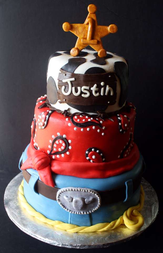 Tort urodzinowy Justina puzzle online