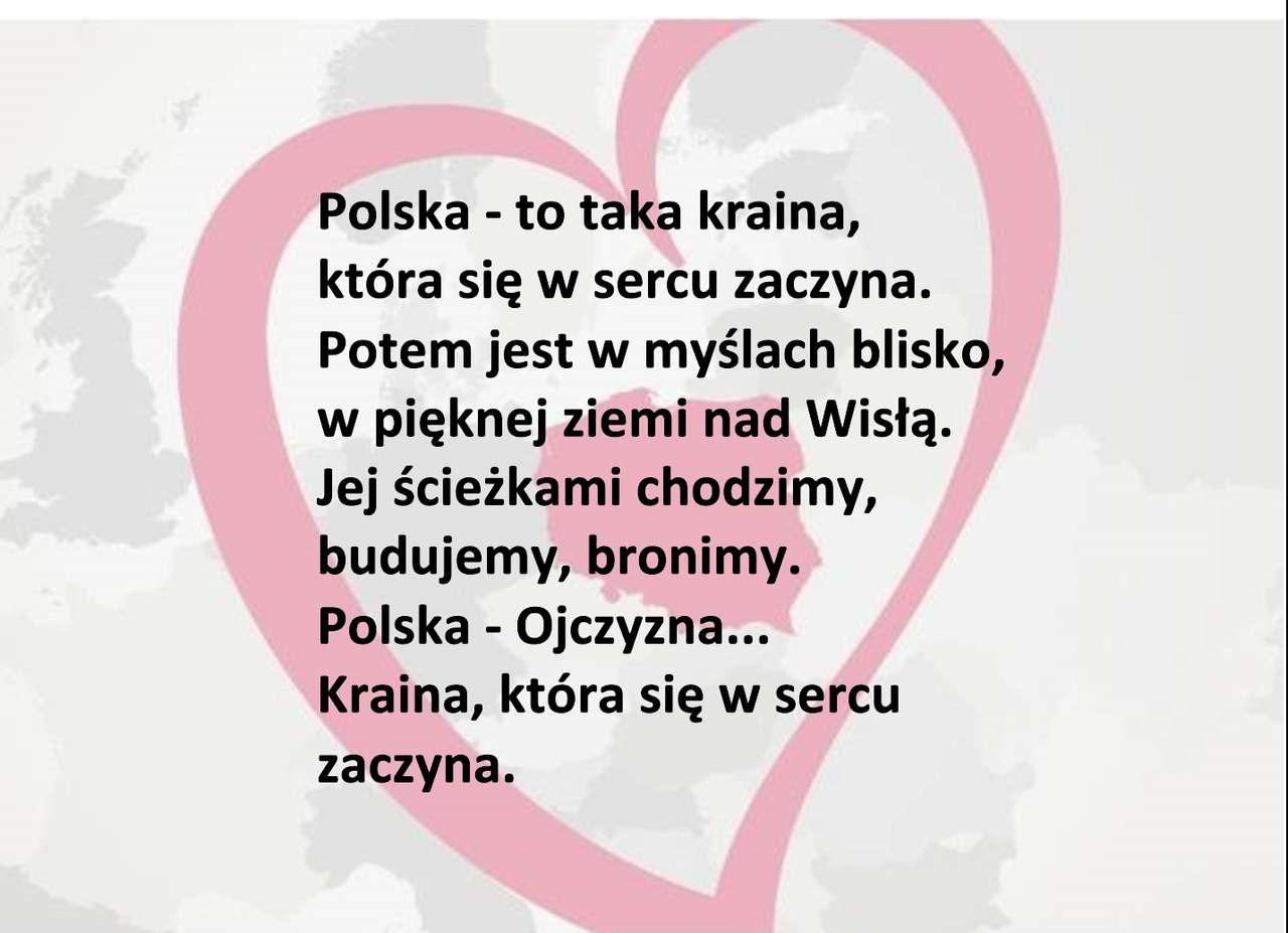 wiersz i Polsce puzzle online ze zdjęcia