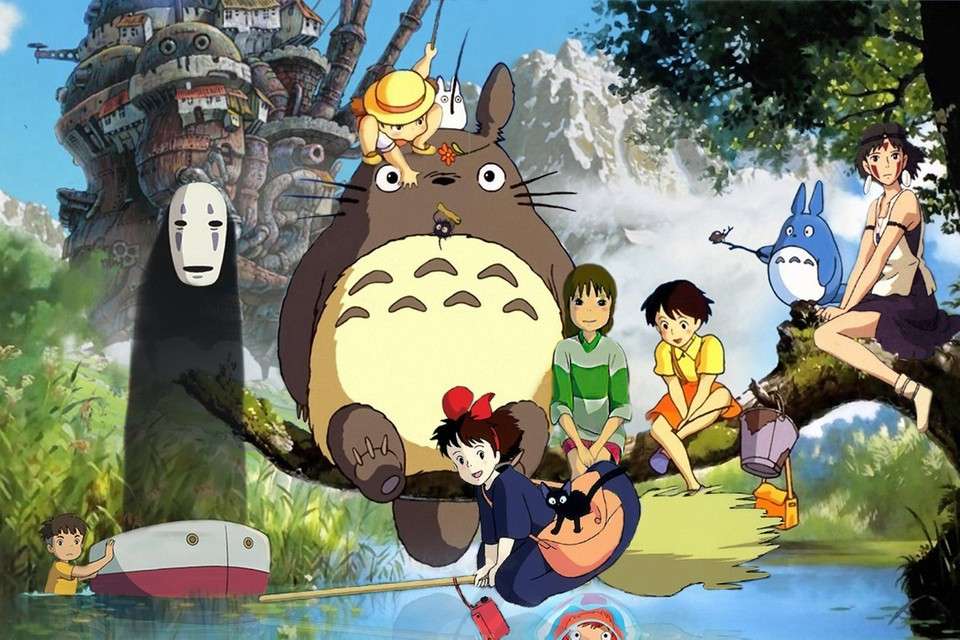 zespół miyazaki puzzle online ze zdjęcia