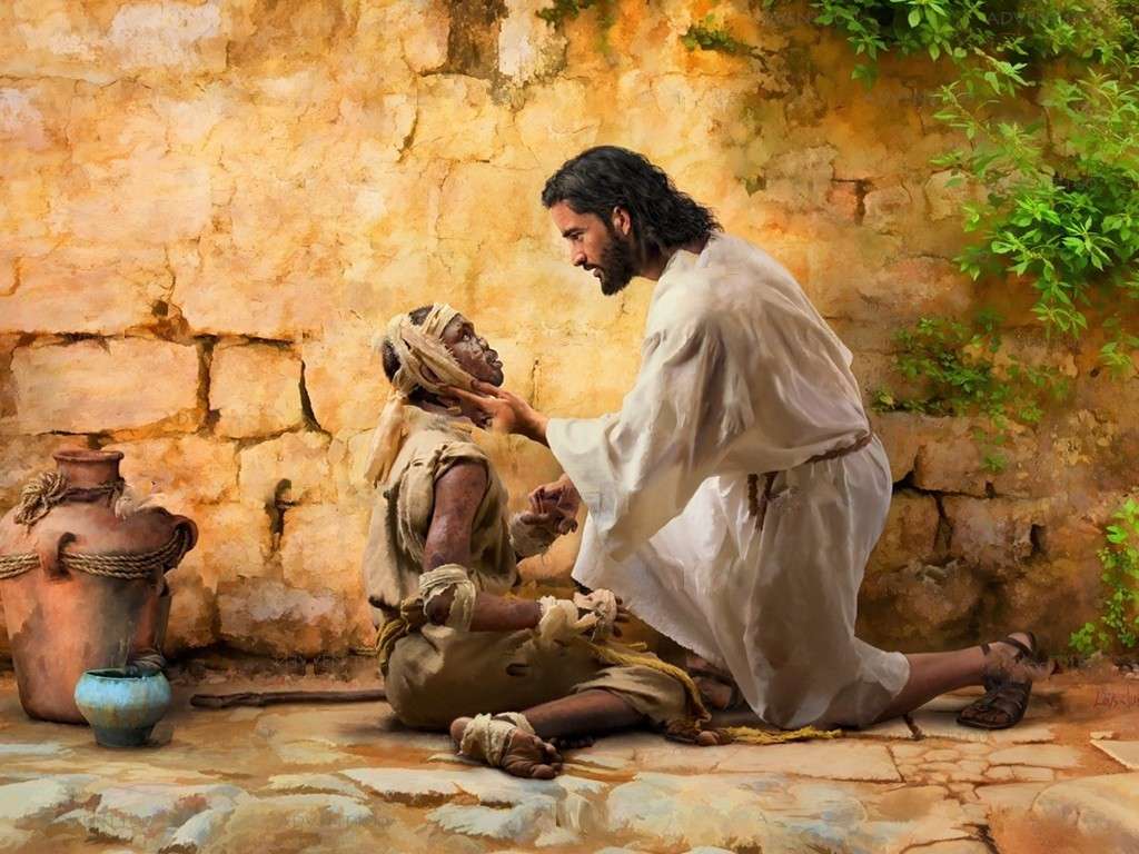 Isus liječi puzzle online ze zdjęcia