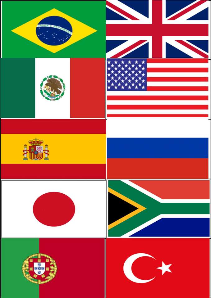 Flags Group 1. puzzle online