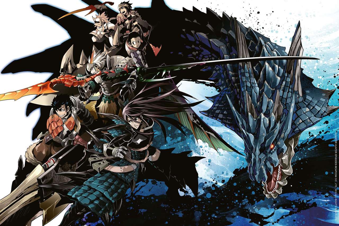 Mangas Monster Hunter. puzzle online