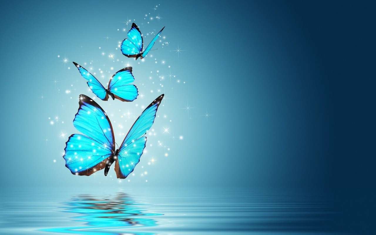 latające motyle puzzle online