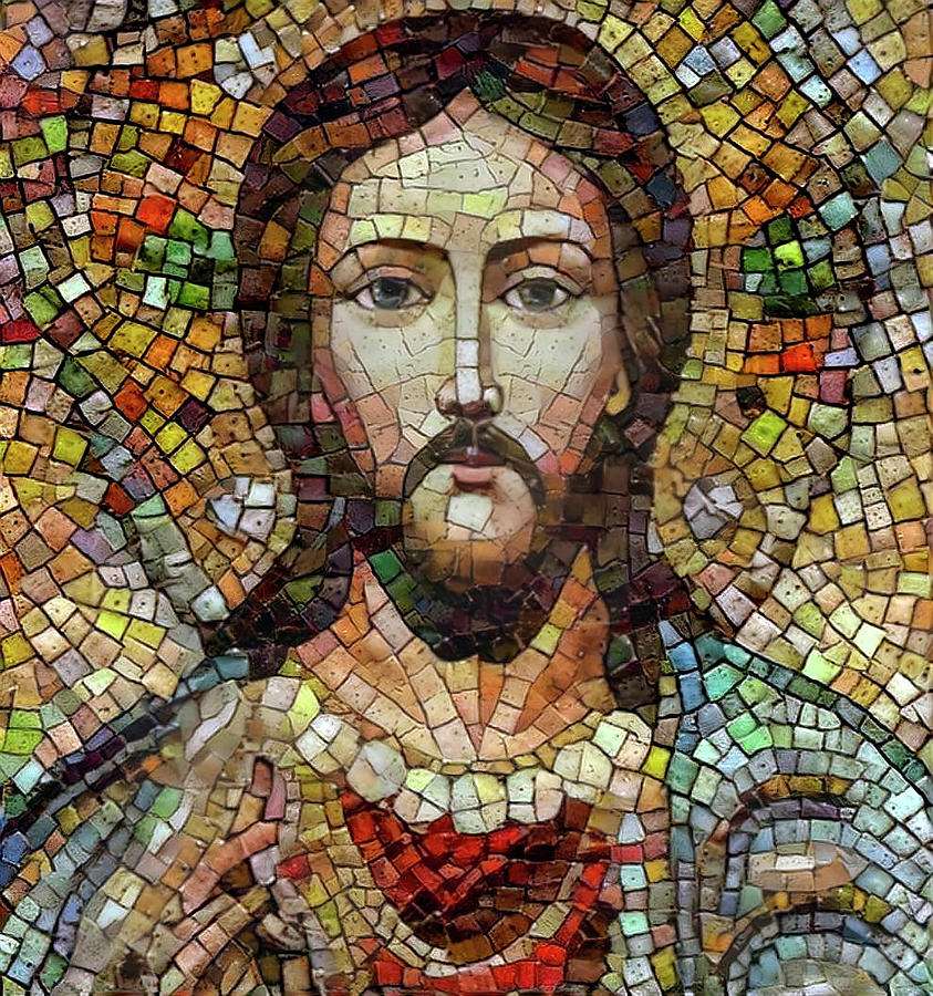 Jezus Mozaika puzzle online ze zdjęcia