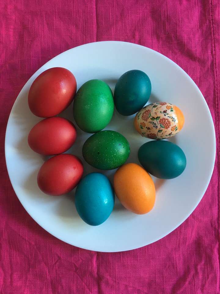 Pisanki Wielkanoc jajka puzzle online