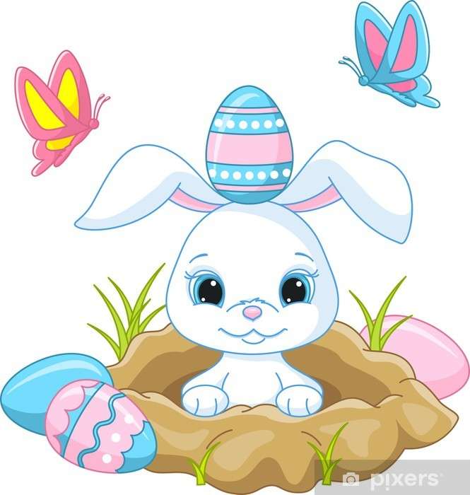 Zajaczek Wielkanocny puzzle online