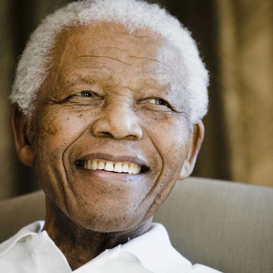 Nelson Mandela puzzle online ze zdjęcia