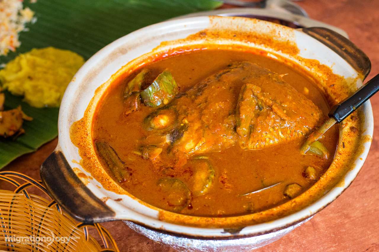 Curry głowy rybnych puzzle online ze zdjęcia