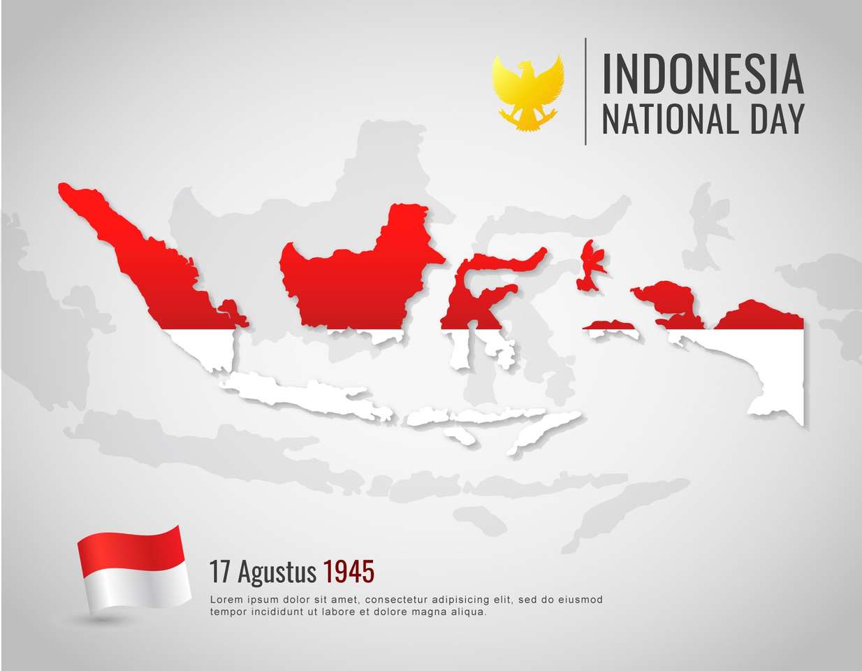 Mapa Indonezji. puzzle online ze zdjęcia