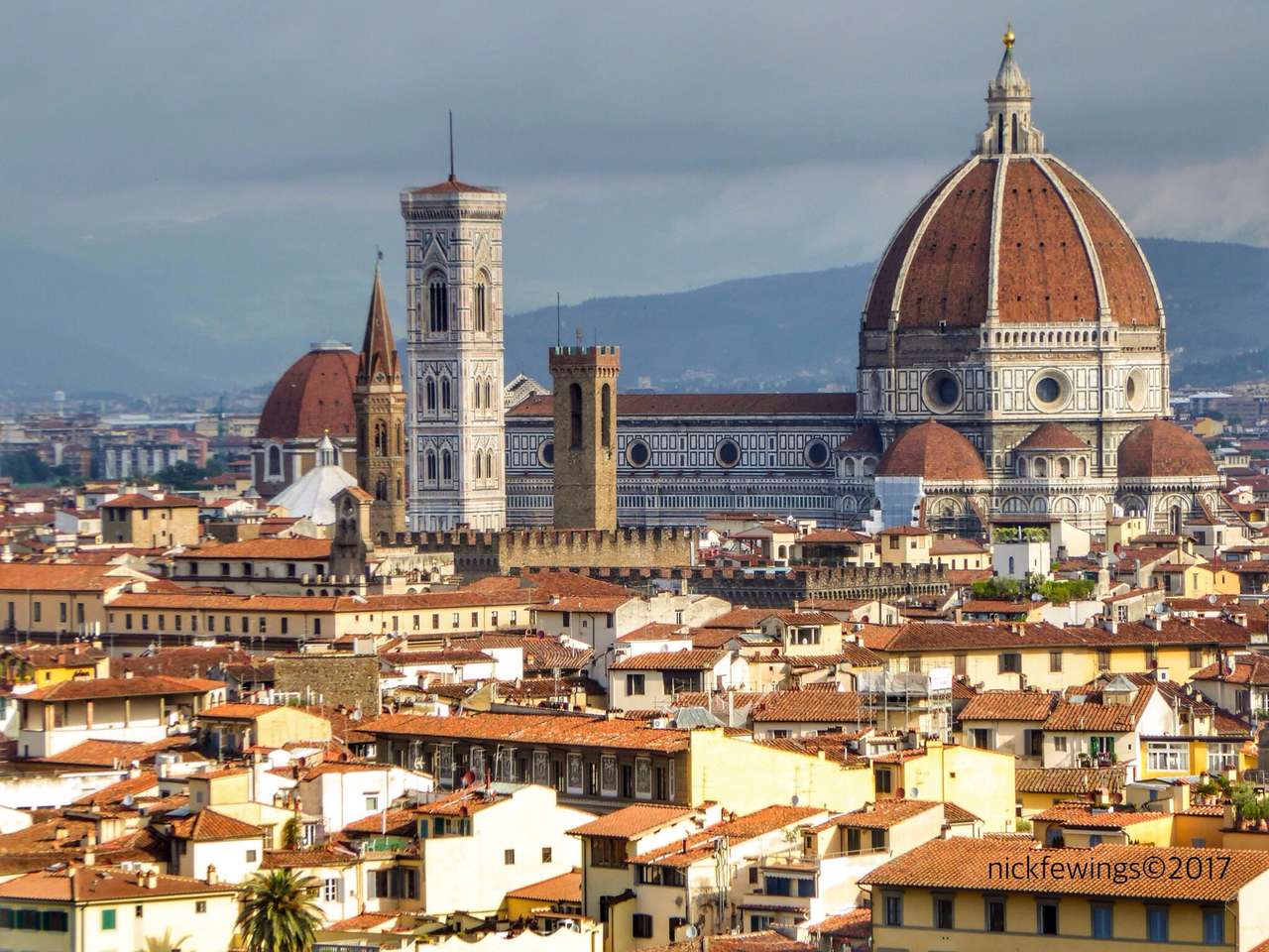 Widok Florencji puzzle online