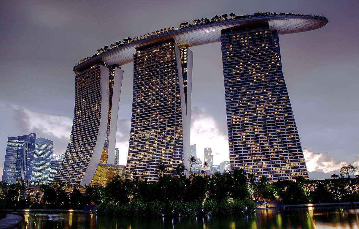 Marina Bay Sands - Singapur 2 puzzle online ze zdjęcia