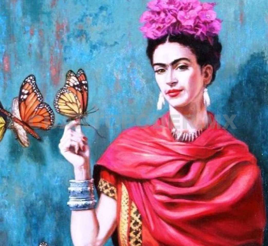 Frida Kahlo autoportret puzzle online ze zdjęcia