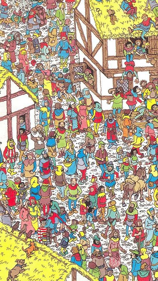 To jest Waldo. puzzle online ze zdjęcia