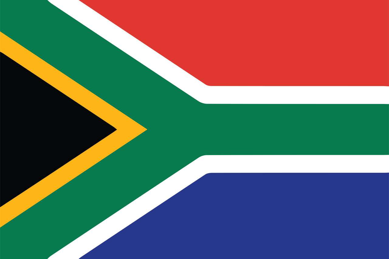 Flaga Południowoafrykańska puzzle online