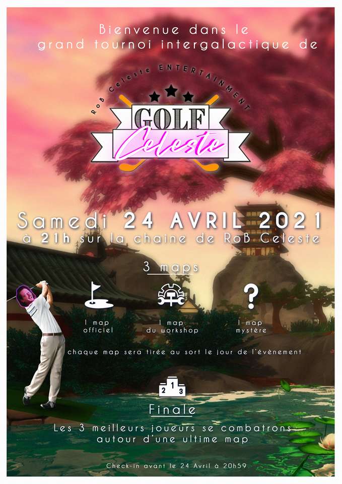 Celeste Golf puzzle online
