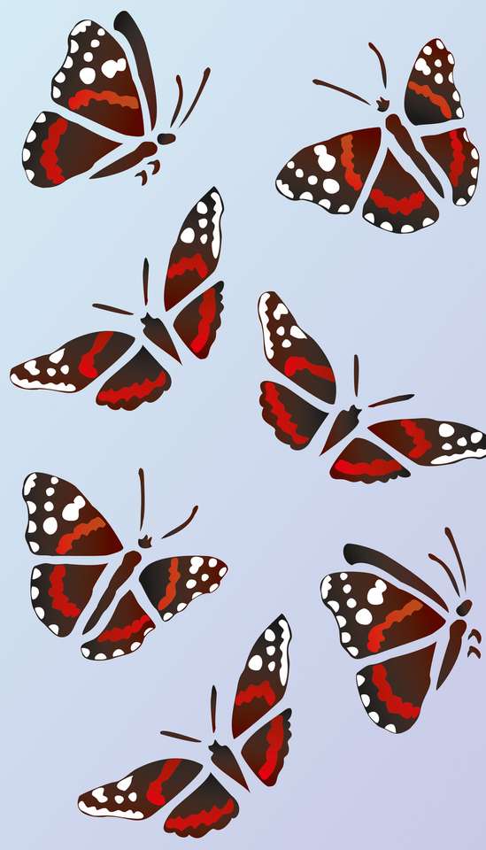Motyw motyla. puzzle online ze zdjęcia