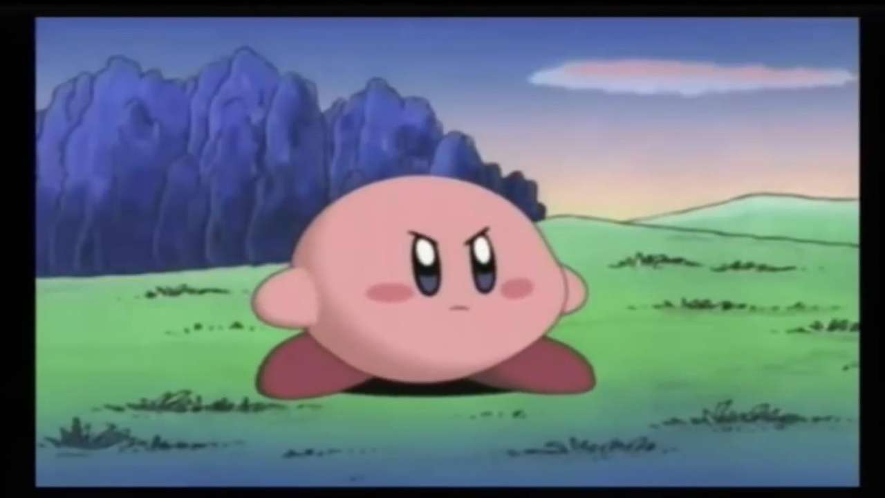 Gniewny Kirby jest zły puzzle online