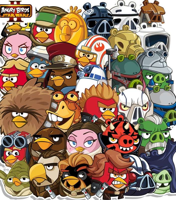 Angry Birds Star Wars II puzzle ze zdjęcia