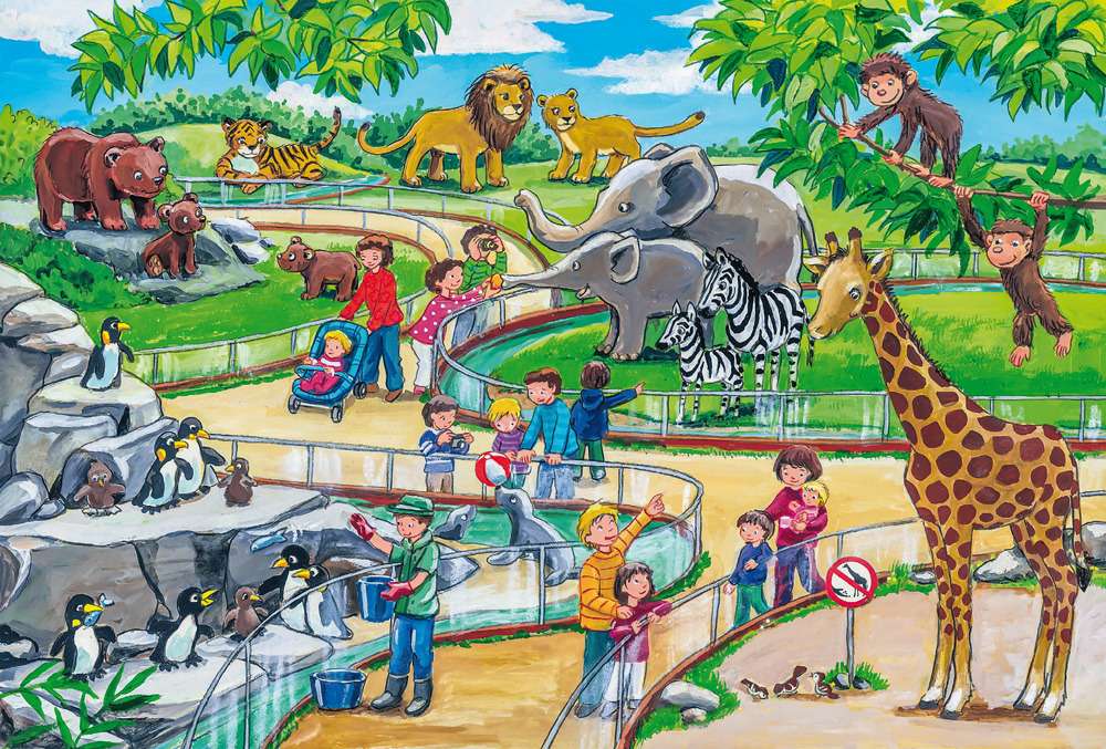 Zwierzęta w Zoo puzzle online