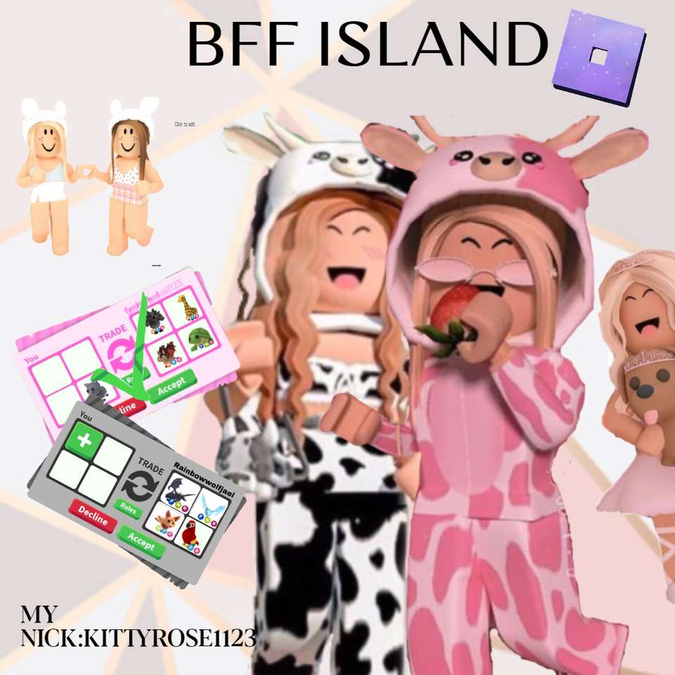 BFF ISLAND ROBLOZ puzzle online