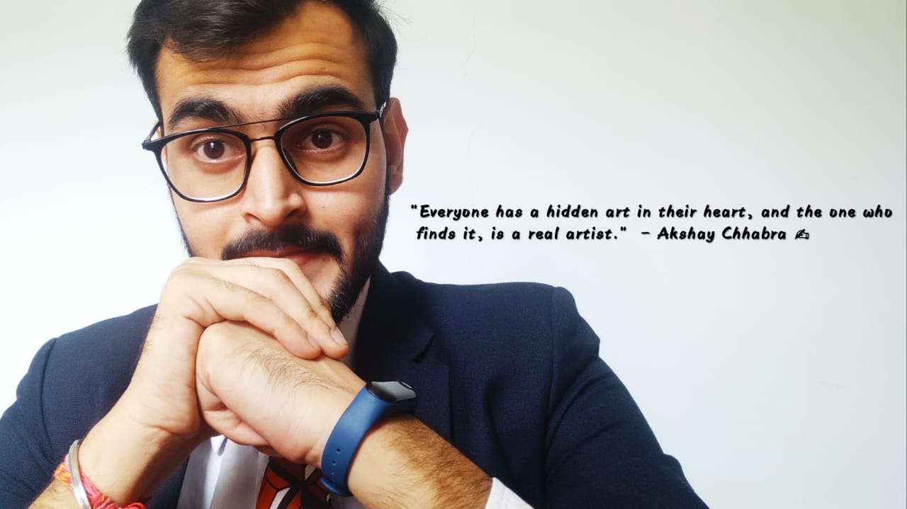 Akshay "Jesteś artystą" puzzle online
