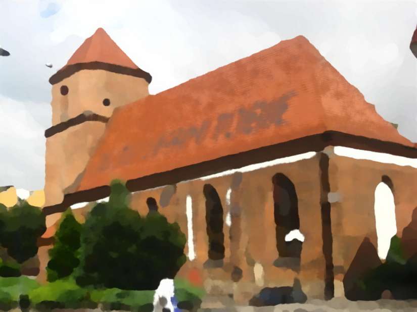 Kościół św. Mikołaja w Sulęcinie puzzle online ze zdjęcia