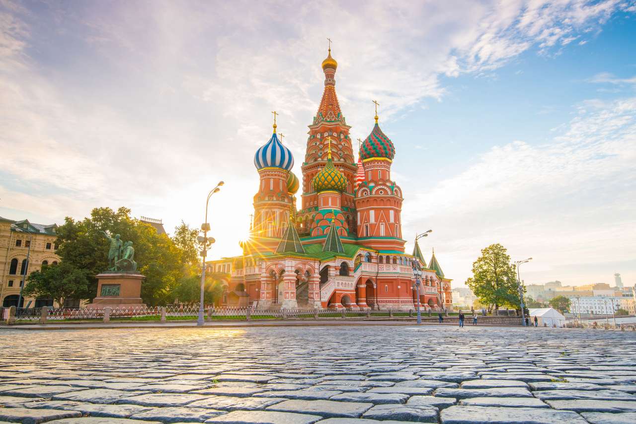 Katedra Basil na placu czerwonym puzzle online ze zdjęcia