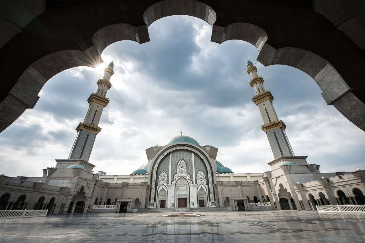 Masjid Wilayah Persekutuan. puzzle online ze zdjęcia