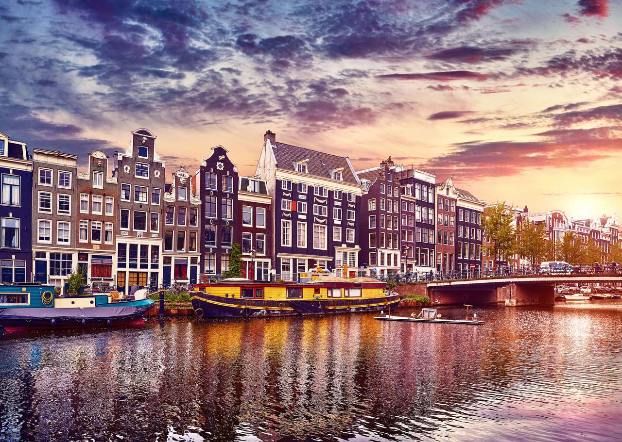 Amsterdam, Holandia puzzle online ze zdjęcia