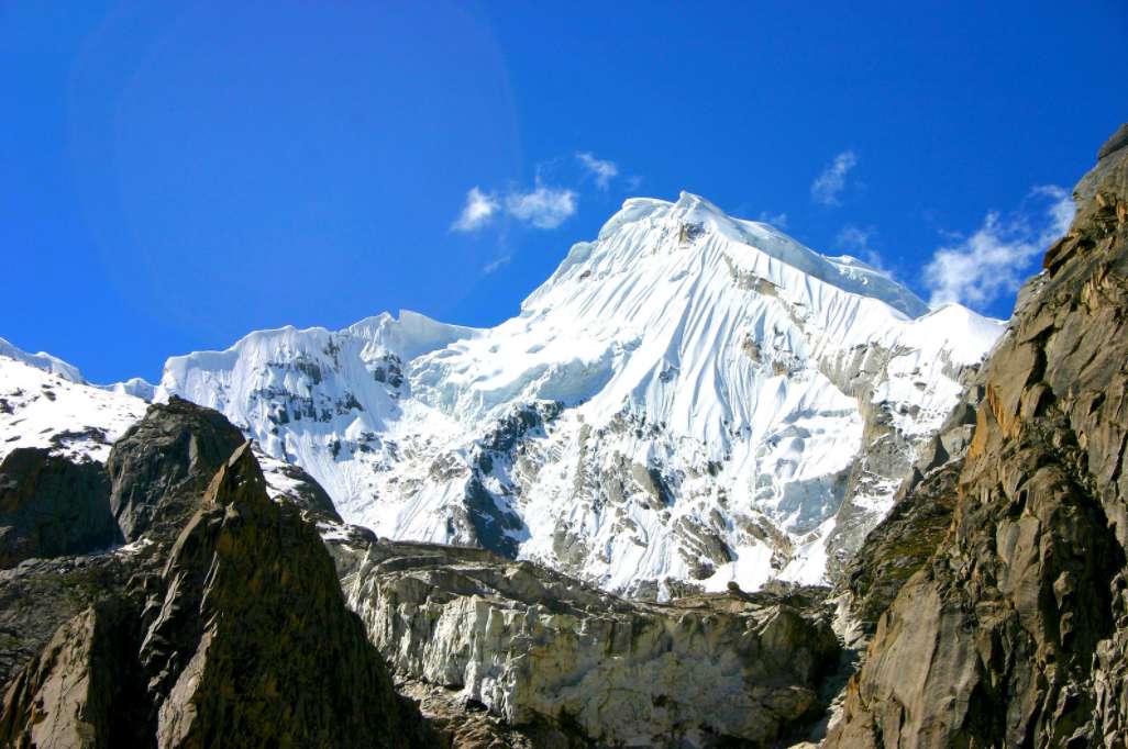 Widok na górę K2 puzzle online ze zdjęcia