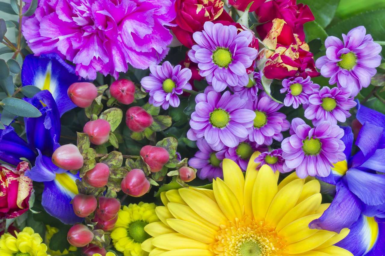 Piękne kwiaty sprężynowe. puzzle online ze zdjęcia