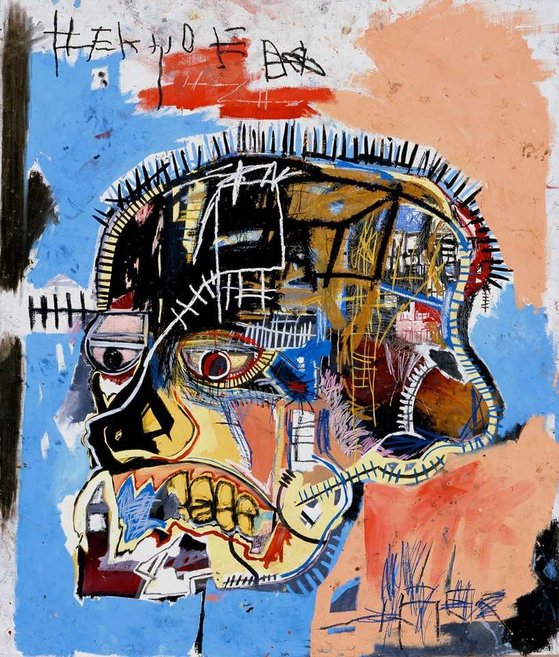 Basquiatycki obraz puzzle online ze zdjęcia