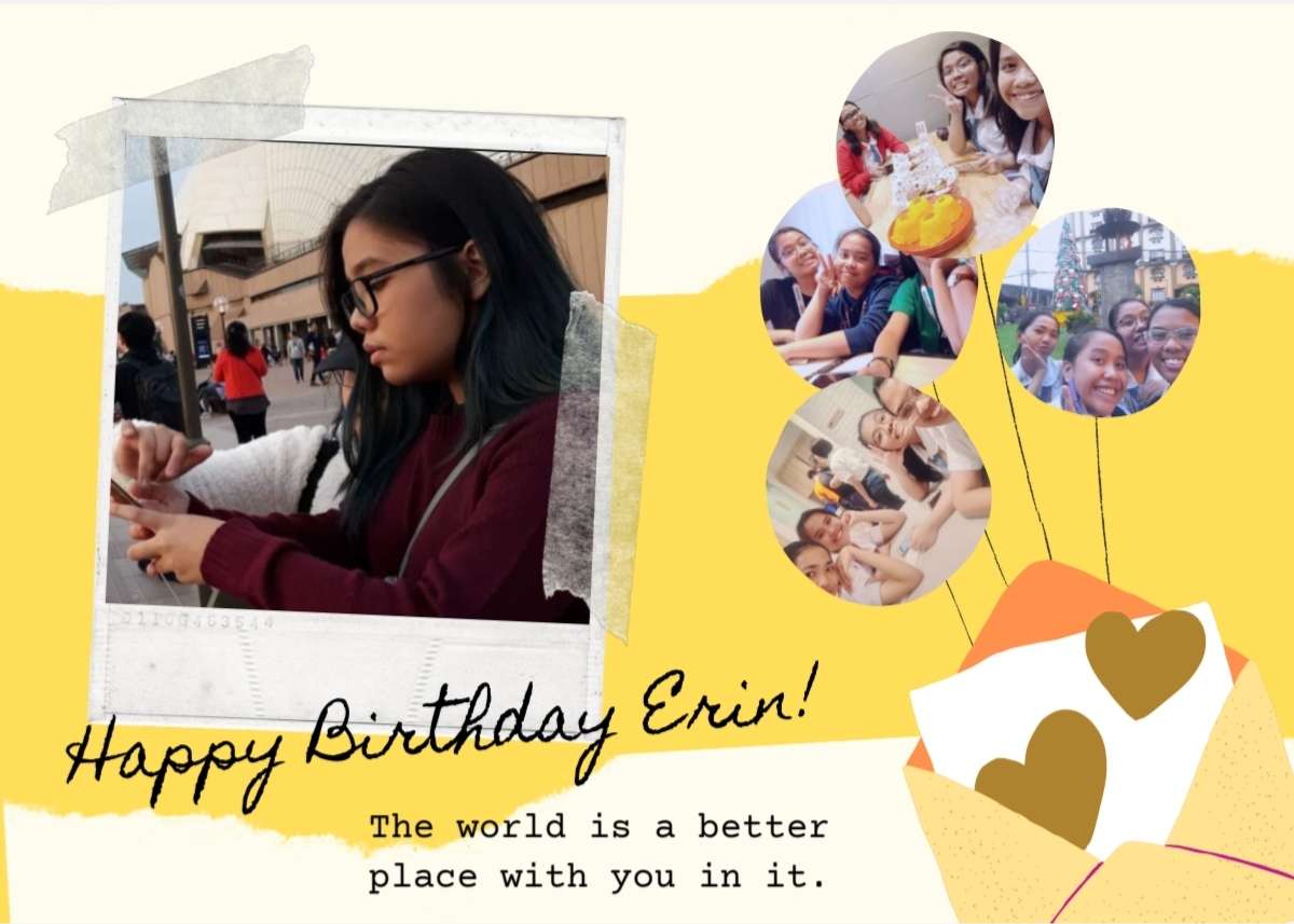 Urodziny Erin puzzle online ze zdjęcia