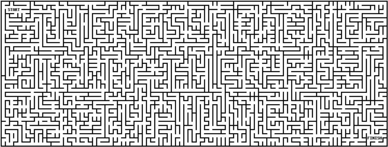 Najtrudniejsza labirynt linii puzzle online ze zdjęcia