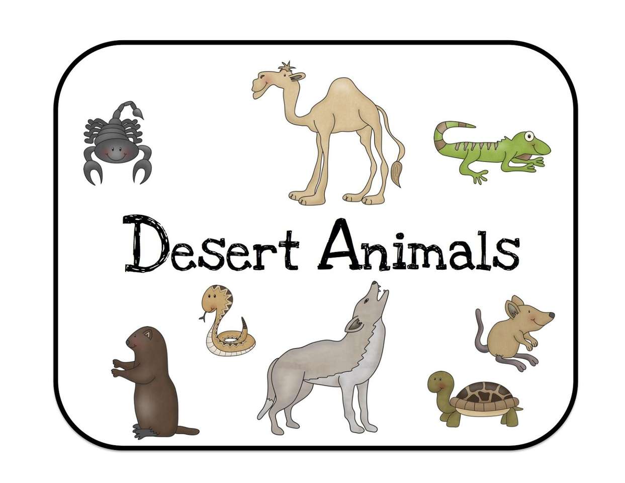 Desert Habitat. puzzle