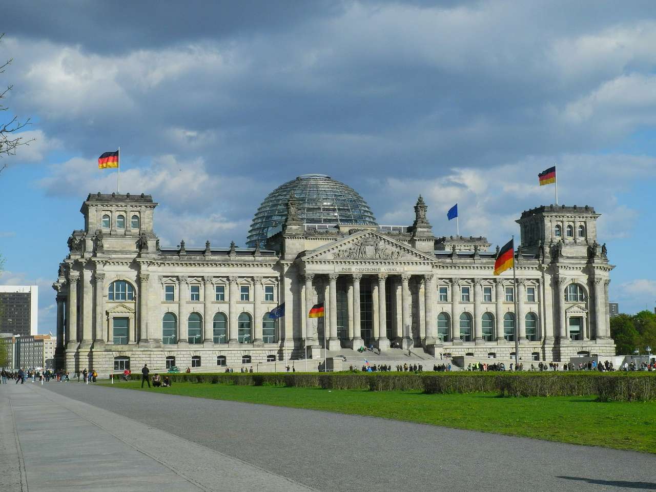Reichstag puzzle online ze zdjęcia