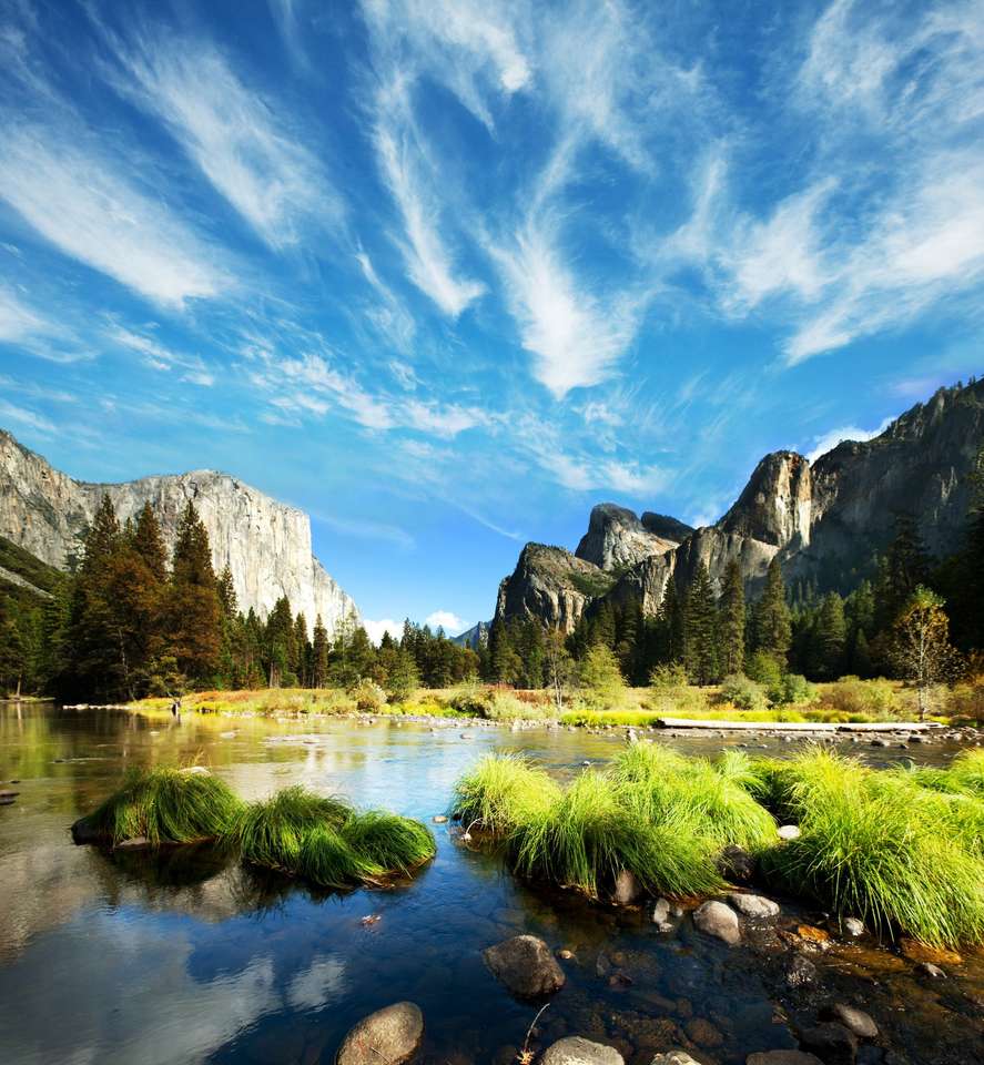 Krajobrazy Yosemite. puzzle online ze zdjęcia