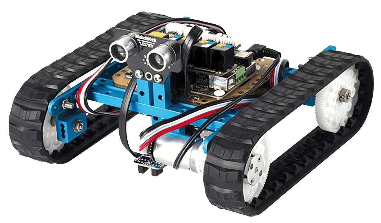 montaż robota wykrywającego puzzle online