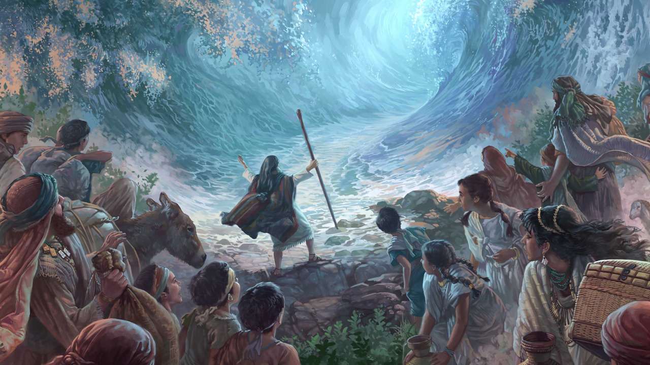 Mojżesz i Morze Czerwone puzzle online