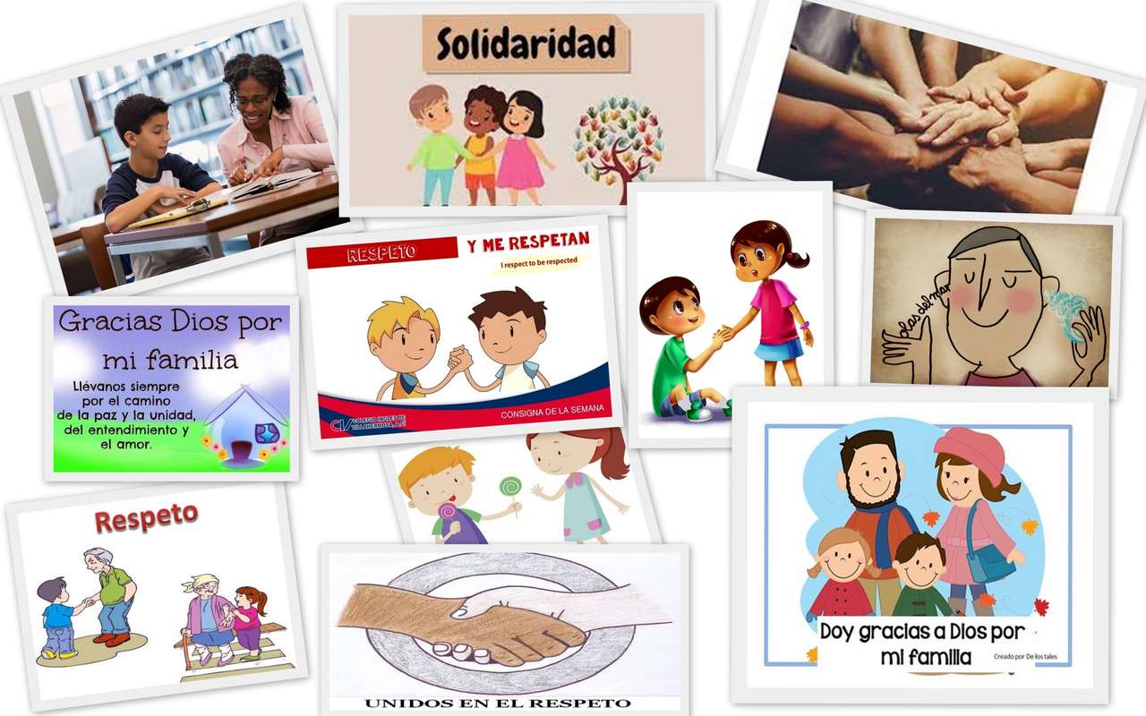 Respeto y solidaridad. puzzle online ze zdjęcia