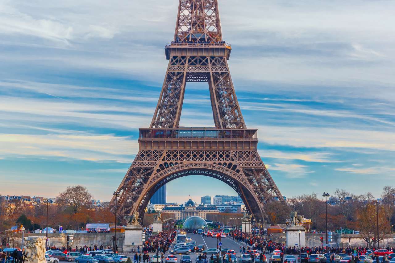 Wieża Eiffla, Paryż puzzle online ze zdjęcia