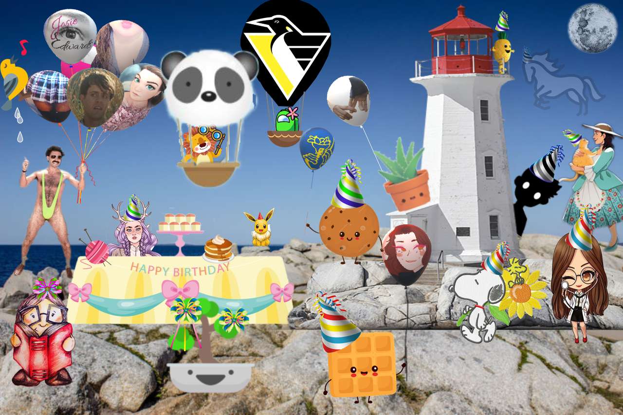 Lighthouse Island Urodziny Bazywacze puzzle online