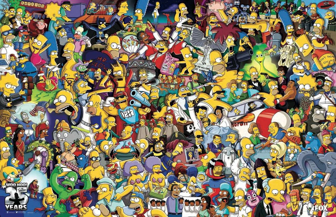 Simpsons są fajni puzzle online