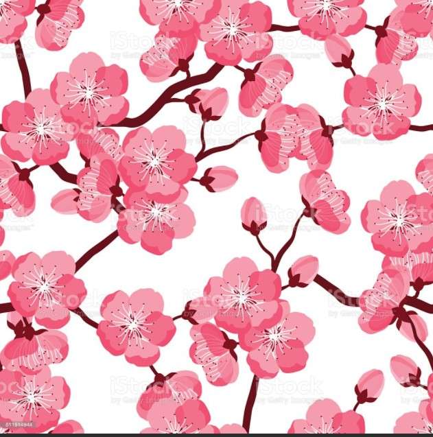 Wiśniowy kwiat puzzle online ze zdjęcia