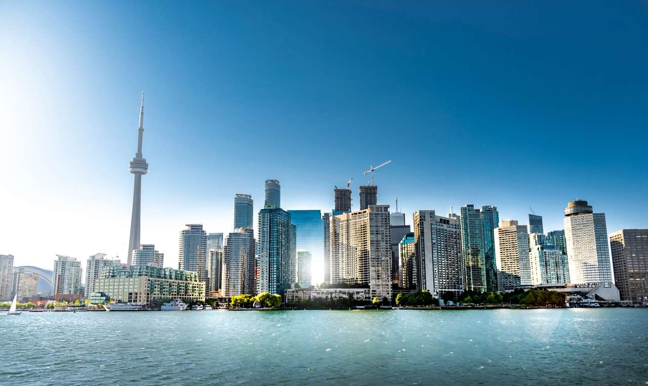 Toronto City Skyline, Kanada puzzle ze zdjęcia