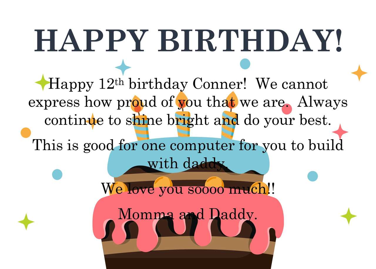 Urodziny Connera puzzle online