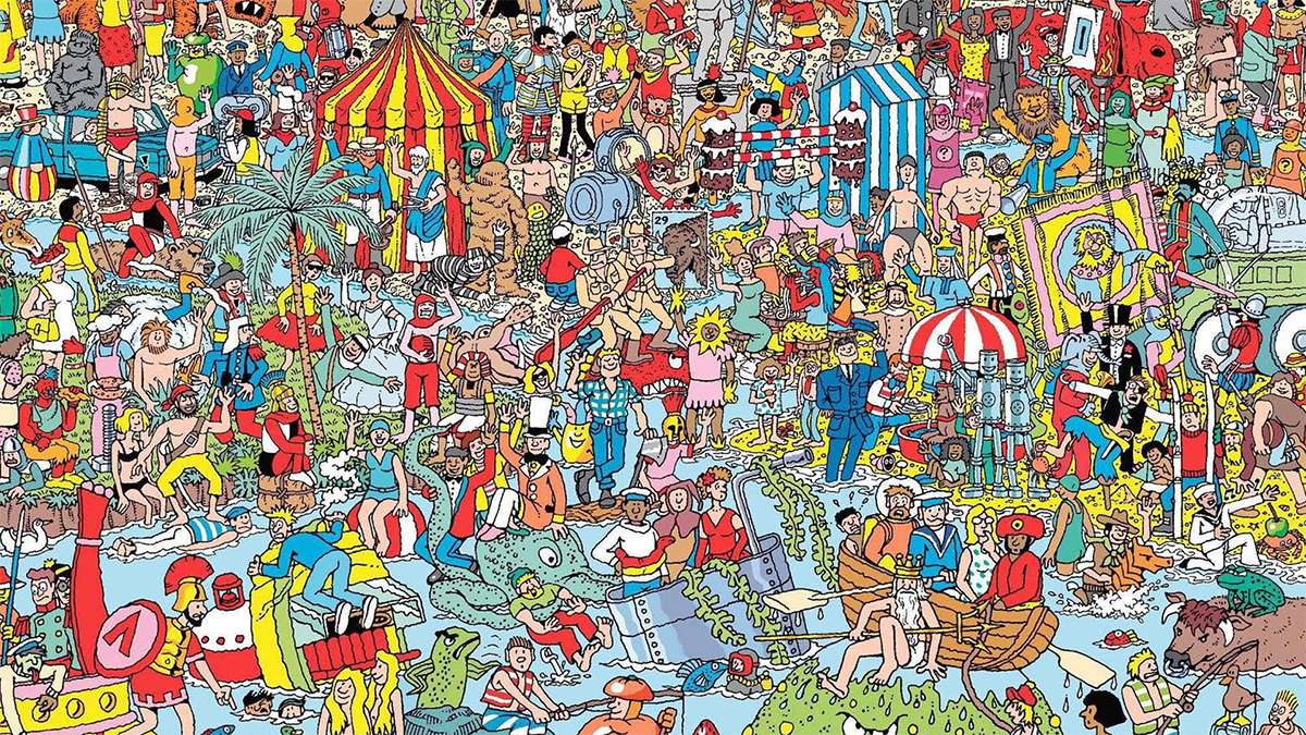 gdzie jest Waldo puzzle online ze zdjęcia