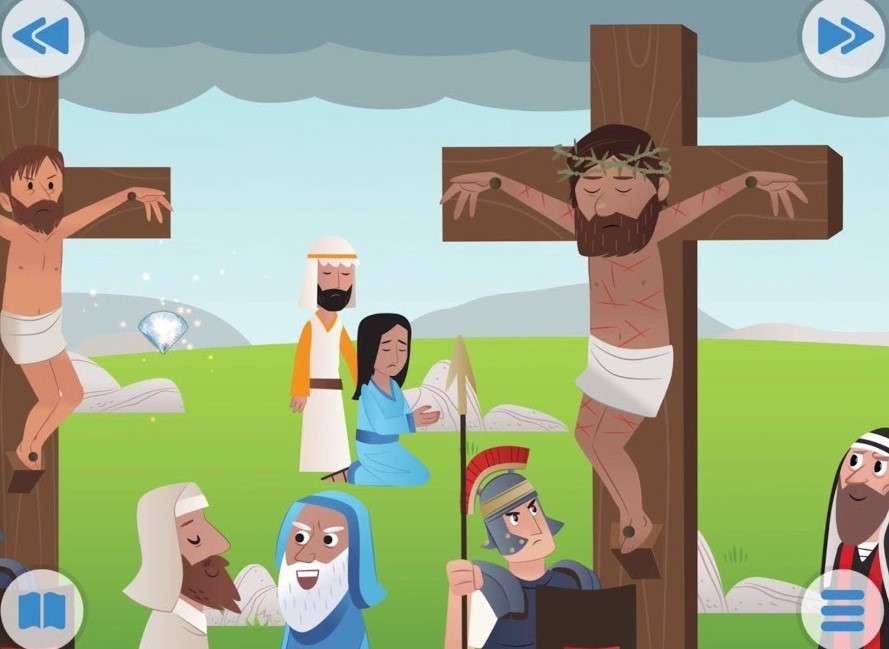 Śmierć Jezusa na krzyżu puzzle online ze zdjęcia